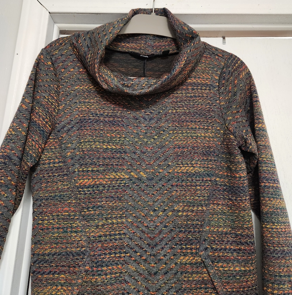Betabrand Cowlneck Tunic Sweater Sz S